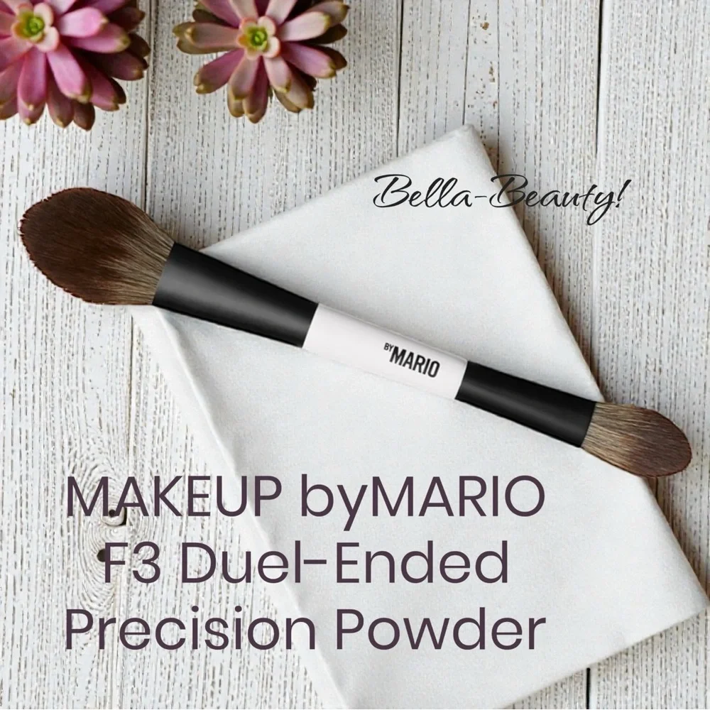 MAKEUP by MARIO F3 F3 DUAL-END PRECISION POWDER BRUSH   ~NEW~